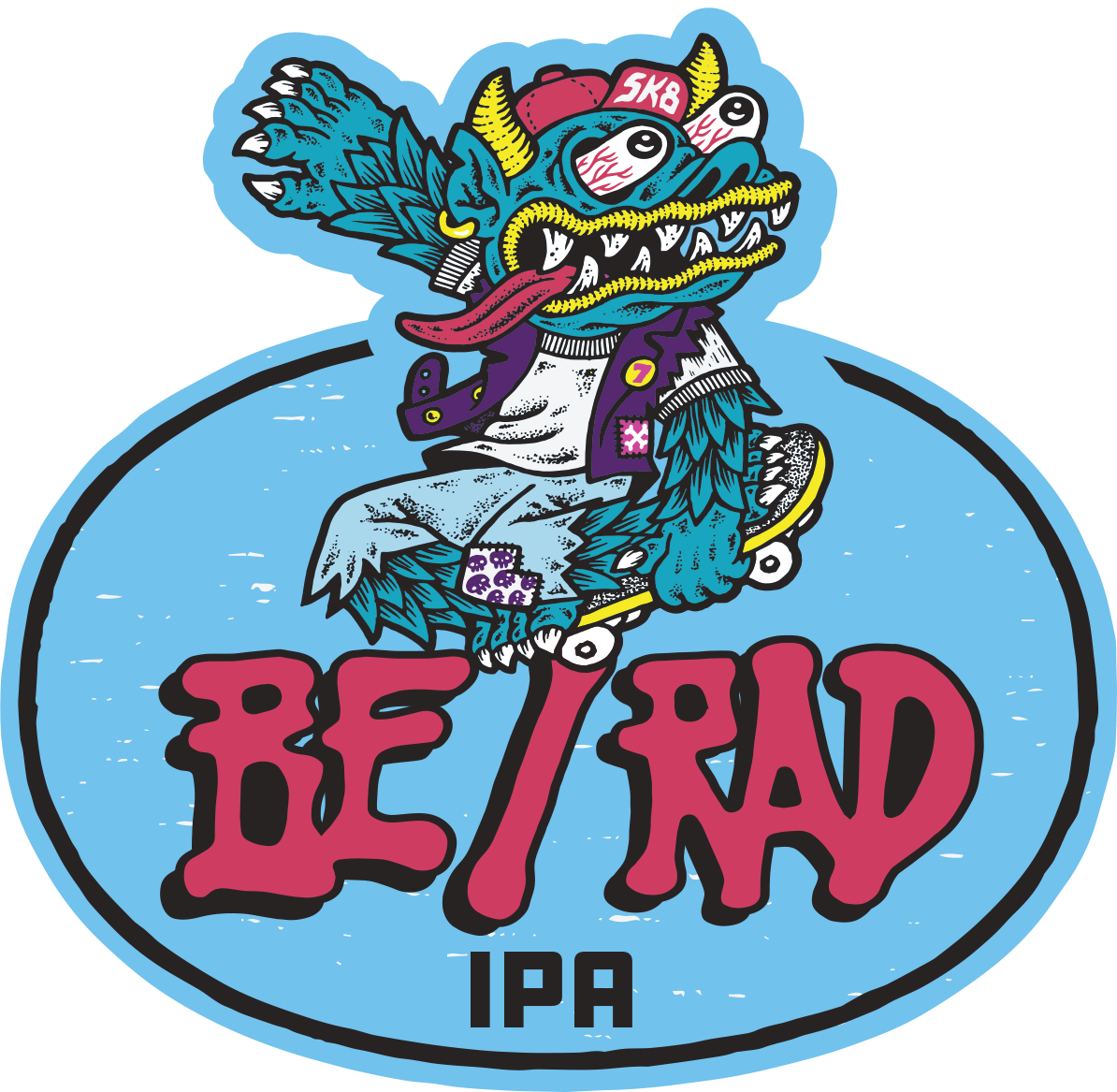 BE RAD SKATE DECK COLLAGE WORKSHOP with Independence Brewing