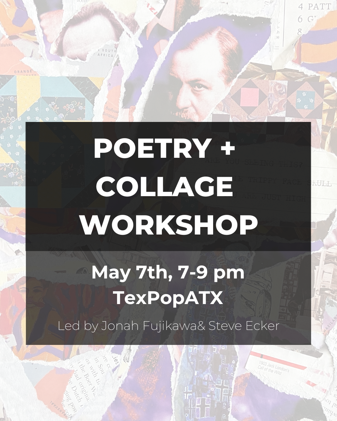 Poetry + Collage Workshop with Jonah Fujikawa