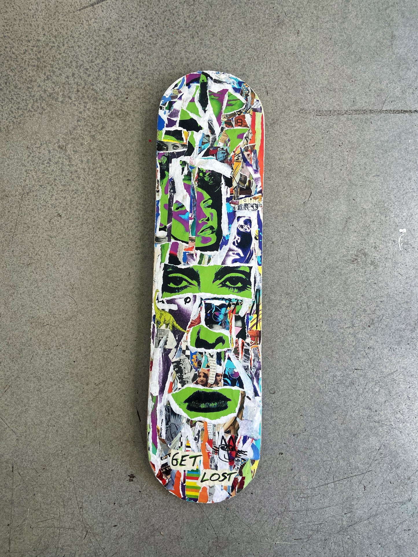 Cat Skateboard Deck