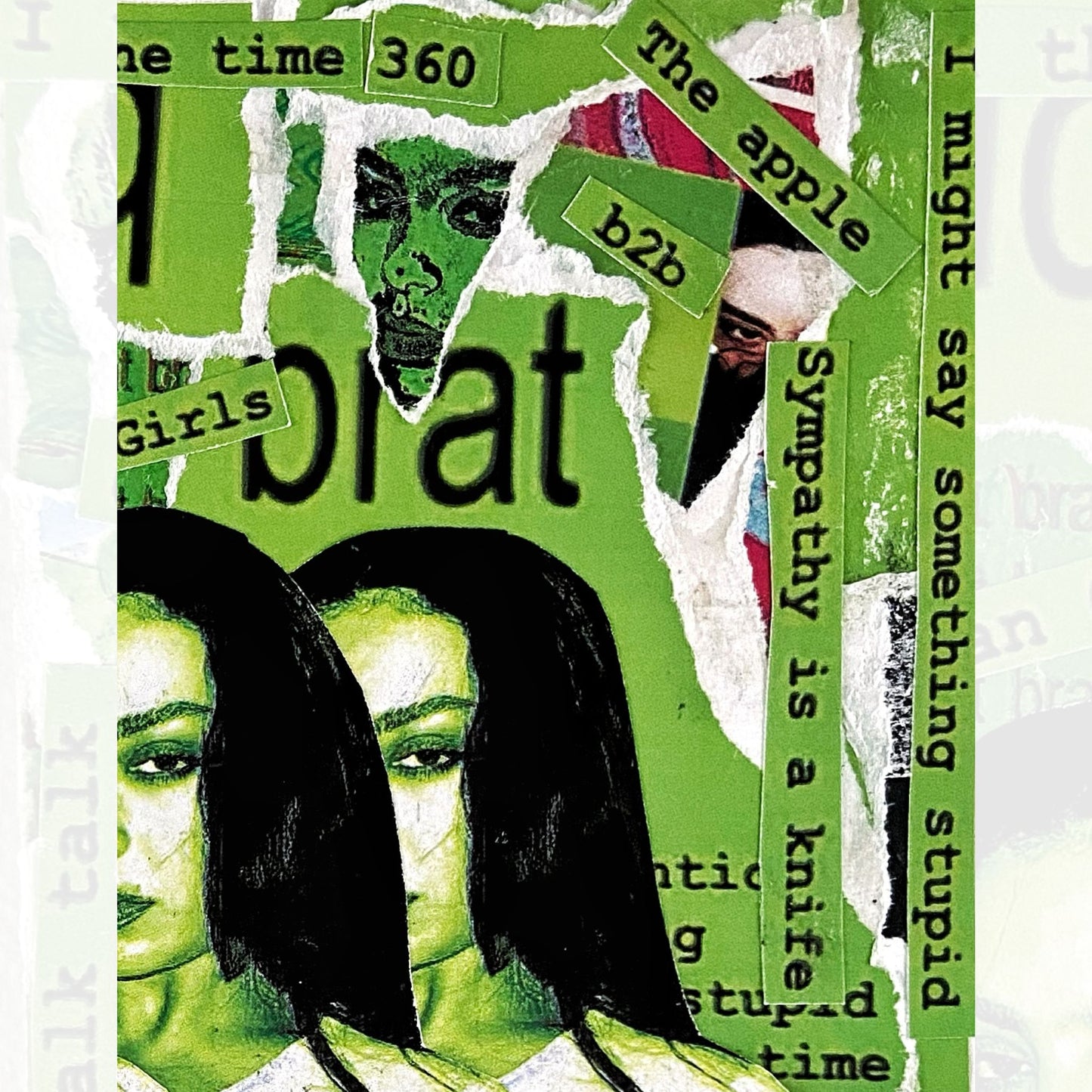 charli xcx brat print